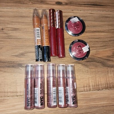 NYC New York Color Lot - Eye Shadow Dust Shimmer Lip Gloss Nyx Candy Stick - Image 1 of 4