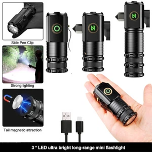 Mini Flash Torcia Super Power, Luce Tascabile Super Luminosa con Clip Tascabile - Foto 1 di 15