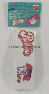 POOCHIE FASCETTA AEROBICA HEAD BAND MATTEL VINTAGE 1985 NEW IN SEALED BOX - Picture 1 of 3