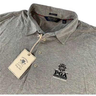 NEW Polo Golf Ralph Lauren Men's PGA Championship 2015 Polo Shirt Gray • 2XL - Image 1 of 4