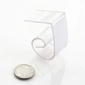 24 pcs Clear 1.2" Large Plastic TABLE SKIRT CLIPS Wedding Tradeshow Supplies - Picture 1 of 3