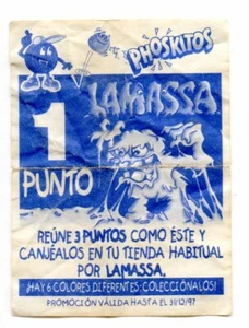 LA MASSA CROMO 1 PUNTO SOLO TRASERA 1997 PHOSKITOS ARRUGADA Y SUCIA - Imagen 1 de 2