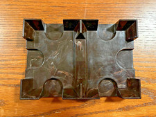 Vintage Brown Marbled Card Tray