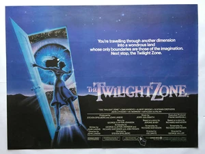 TWILIGHT ZONE THE MOVIE (1983) RARE VINTAGE 40"x30" UK QUAD POSTER - Picture 1 of 6
