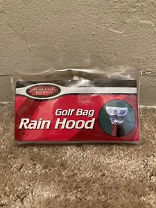 ATHLETIC WORKS GOLF BAG RAIN HOOD COVER CLEAR NEW - Picture 1 of 2
