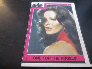 charlie's angels 1977 jaclyn smith as kelly, one for the angels  card #50 poor