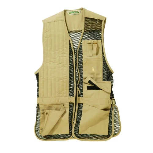 Bob Allen 240m Mesh Shooting Vest Khaki Right Hand Extra Large - 30247