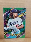 2020 Topps Fire Baseball "Dustin May" Green 049/199 Parallels Sp
