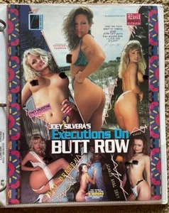 RARE PROMO “EXECUTIONS ON BUTT ROW” MOVIE POSTER - EVIL ANGEL VIDEO 8 1/2 X 11 - Picture 1 of 1