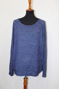Felpa pullover Buffalo David Bitton taglia XL Heather blu scuro - Foto 1 di 6