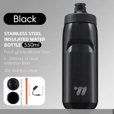 WEST BIKING Stainless Steel Insulated Water Bottle Cycling Sport Water Cup 550ml - Image 1 of 4