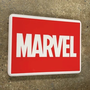 MARVEL LED ILLUMINATED LIGHT UP SIGN KIDS ROOM SUPERHERO AVENGERS HULK COMIC - Picture 1 of 20