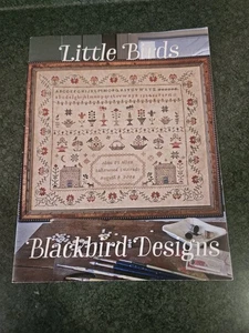 Blackbird Designs Little Birds Cross Stitch Pattern Chart - Picture 1 of 3