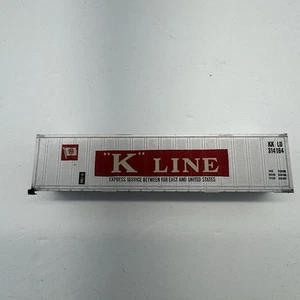 HO Scale 40' Intermodal K Line Shipping Container - Picture 1 of 7