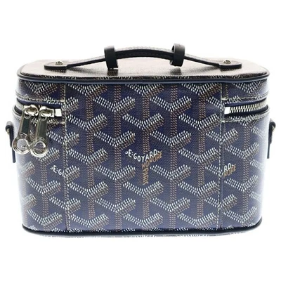 GOYARD Muse Mini Estuche de Tocador Bolso de Mano de 2 Vías Bolso de Hombro Azul Marino Muy Bueno Foto 1 de 4