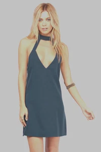 NEU Tobi Kasey Kleid LARGE tiefer Rücken türkis grün kurzes Kleid kokett sexy - Bild 1 von 12