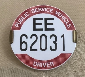 Insignia de conductor de vehículo de servicio público PSV conductor de autobús región de East Midlands EE62031 - Imagen 1 de 4