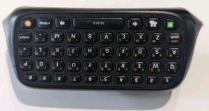 Genuine Official OEM Microsoft  XBOX 360 Chatpad Keyboard Black Color Used - Picture 1 of 2