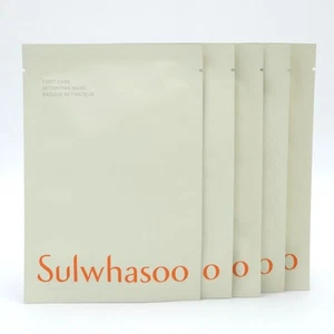 Sulwhasoo First Care Activating Mask 25g x 5pcs Cooling Soothing K-Beauty - Picture 1 of 2