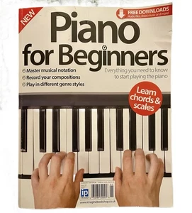 Piano for Beginners Magazine Bookazine Future Publishing Learn Chords And Scales - Imagen 1 de 7