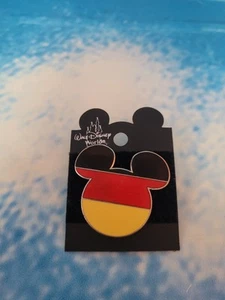Prendedor comercial Disney bandera de Alemania Mickey Head Epcot World Showcase - Imagen 1 de 2