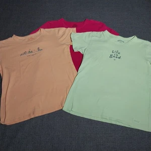 Damen T-Shirt Life Is Good Medium Paket 3 Kurzarm - Bild 1 von 9