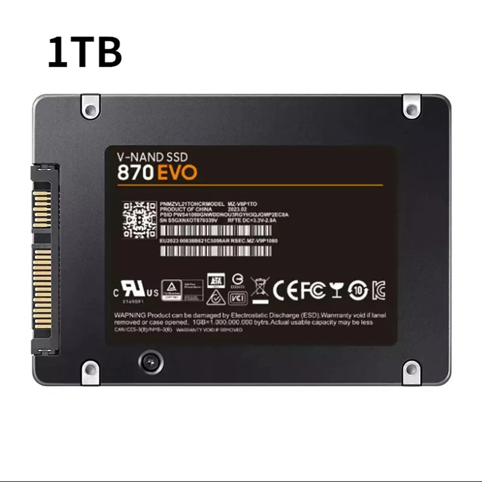 4TB 2TB 1TB SSD 2.5'' SATA III Internal Solid State Drive PC/MAC 560MB/s - Image 1 of 4