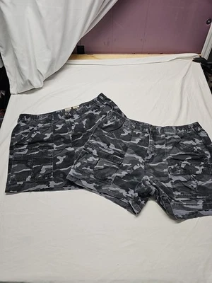 2x Pantalones Cortos Carga RedHead 5" Para Hombre 40 Camuflaje Negro Gris Lona Exterior Safari Foto 1 de 4