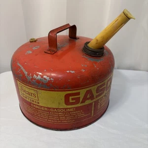 Bidone gas metallo vintage Sears Craftsman modello 82013 made in USA 2,5 galloni - Foto 1 di 20