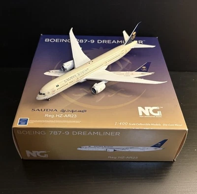 NG Models 1:400 Saudia Boeing 787-9 Dreamliner HZ-AR23 55059 Scale Model - Image 1 of 4