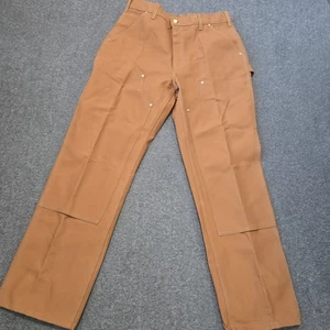 Pantalone da lavoro Carhartt Loose Fit 34X32 Firm Duck doppio davanti B01-M marrone nuovo - Foto 1 di 7