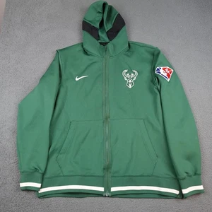 Milwaukee Bucks 75th Anniversary Jacke Herren XL grün NBA Nike Dri Fit Hoodie - Bild 1 von 14