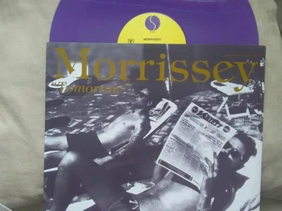 Morrissey / Tomorrow 1992 US Original Purple Vinyl Sire Records 040580 - Image 1 of 4