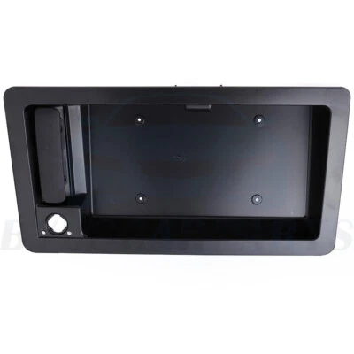 Exterior Outer Door Handle & License Plate Bracket For Ford E-150 Van Rear Cargo Foto 1 de 4