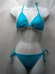 NEW Women's Bikini Swimsuit Bathing Suit - Baby Blue - Nylon -Have At It Apparel - Picture 1 of 4