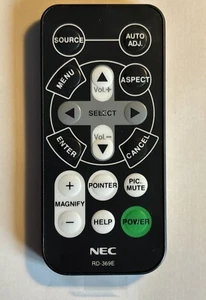 Genuine NEC RD-369E Genuine Remote Control | For NEC Projector- NEW - Picture 1 of 3