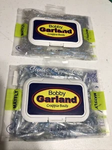 (Lot of 100) Bobby Garland Mayfly Crappie Baits 2.25" Natural Scent Solution! - Picture 1 of 2