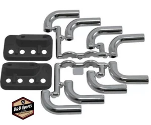 RPM 70853 Zoomies Mock Exhaust Headers Chrome - Picture 1 of 2