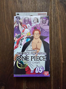 BANDAI One Piece Kartenspiel TCG Starter Deck ST01-05 Film Red Englisch NEU