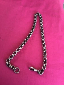 ANTIQUE Silver Watch Chain - 14 “ - 18 gram - Picture 1 of 5