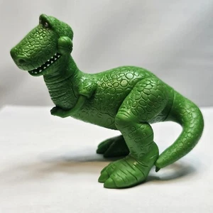 DISNEY PIXAR TOY STORY PVC 3 1/2 '' REX THE DINOSAUR ACTION FIGURES CAKE TOPPER - Picture 1 of 6