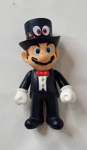 Super Mario Odyssey figure, featuring Mario in a black tuxedo and top hat - Picture 1 of 3