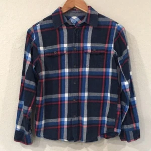 Wonder Nation Boys XL 14/16 Shirt Multicolor Plaid Flannel Button Up 100% Cotton - Picture 1 of 10