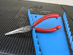 #be166 Snap on 96BCP 7" Long Needle Nose Pliers Soft Grip USA - Picture 1 of 16