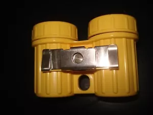 Minolta Double 35mm Film Container Waterproof Yellow Vintage Clip To Strap - Picture 1 of 4