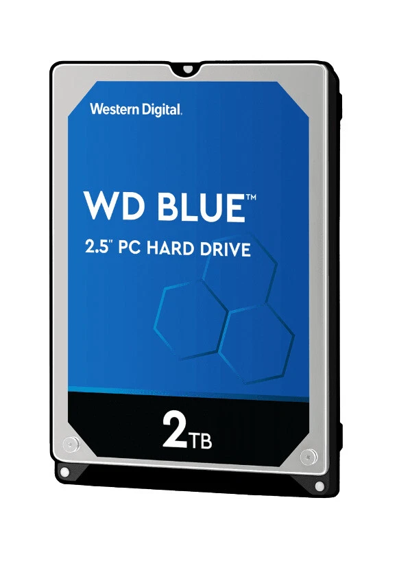 Western Digital Blue (5400 RPM, 2.5", SATA III, 128MB Cache) 2TB WD20SPZX New - Image 1 of 4