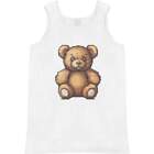 'Pixel Brown Teddy' Adult Vest / Tank Top (AV045065)