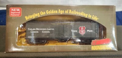 HO Scale ROUNDHOUSE 84618, Carling Breweries 40'  Wood Milk Car GARE 725, N.O.S. - Image 1 of 4