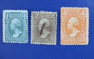 US Stamps 1871-81 Proprietary Interest Rev., Rb 11a (MLH), 12a (used) 13a - Picture 1 of 1
