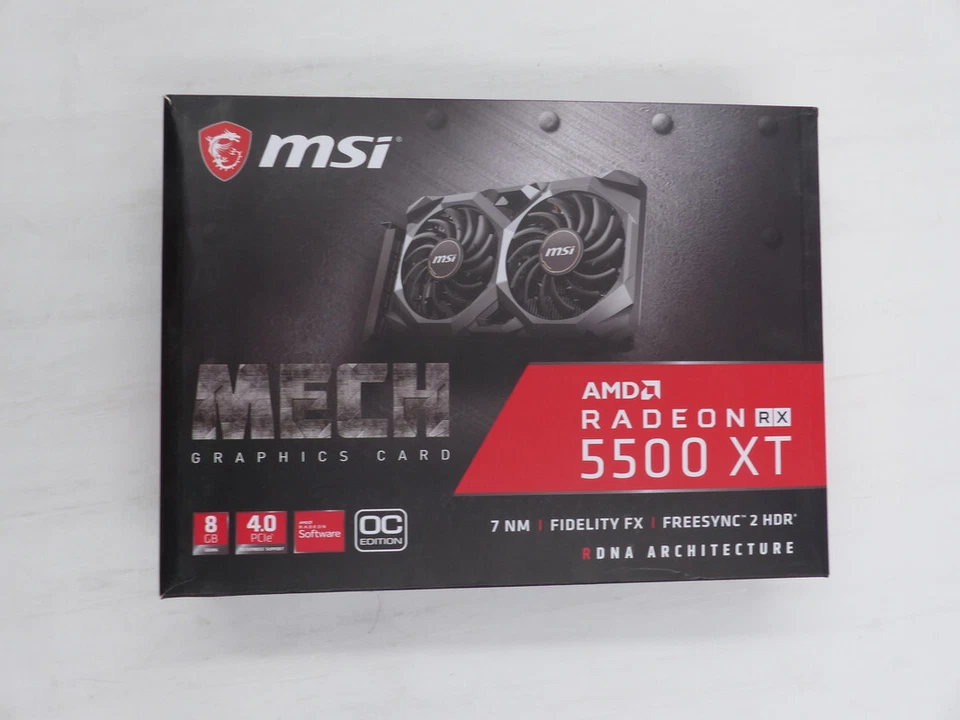 MSI RADEON RX 5500 XT MECH 8G OC - Image 1 of 1